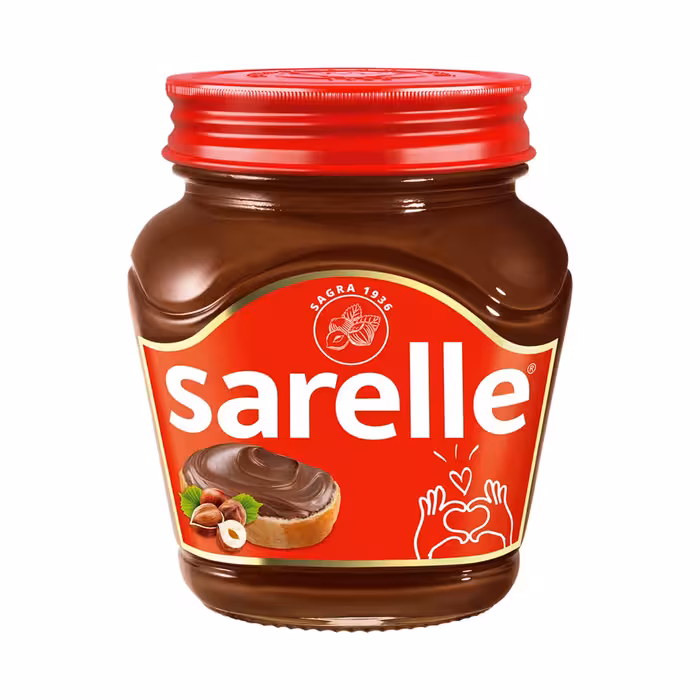 شکلات صبحانه فندقی سارله ترکیه Sarelle سایز 350 گرمی