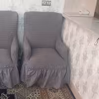 کاورمبل یکنفره پفکی چین دار پارچه ای فری سایز