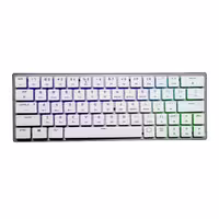 کیبورد بی سیم کولر مستر SK621 WHITE RGB Cherry MX Red