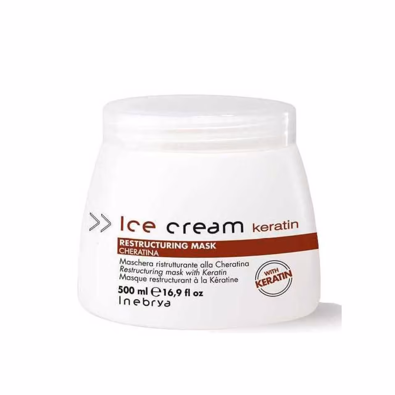 ماسک مو آیس کریم مدل کراتین حجم 500 میلی لیتر