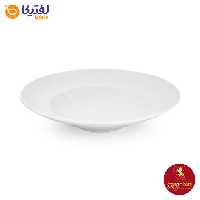 بشقاب گود چینی زرین ایتالیا اف ظرف پاستا 30 سفید