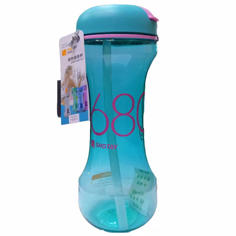 خرید قمقمه شوتای مدل 6923 حجم 600 میلی لیتر بدنه شفاف ضد ضربه