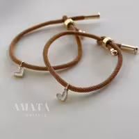 دستبند مارشالی با قلب گوگولی اویزی