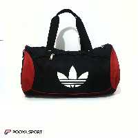 ساک ورزشی آدیداس adidas گرد سایز متوسط قرمز- مشکی