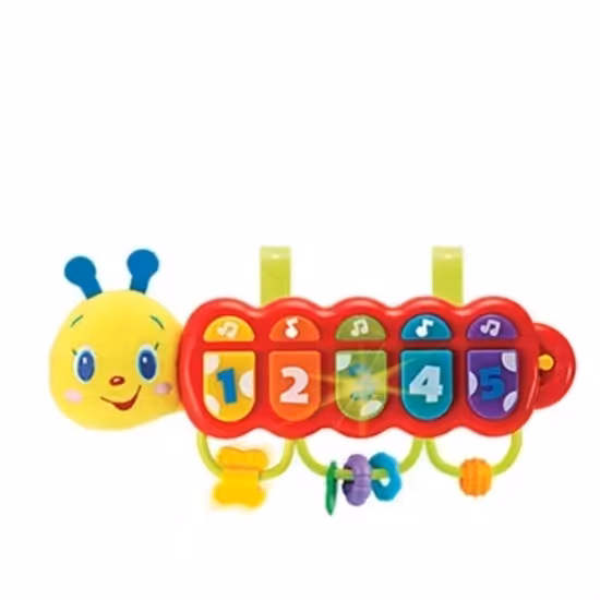 اسباب بازی موزیکال کرم ابریشم چراغ دار وین فان Win Fun