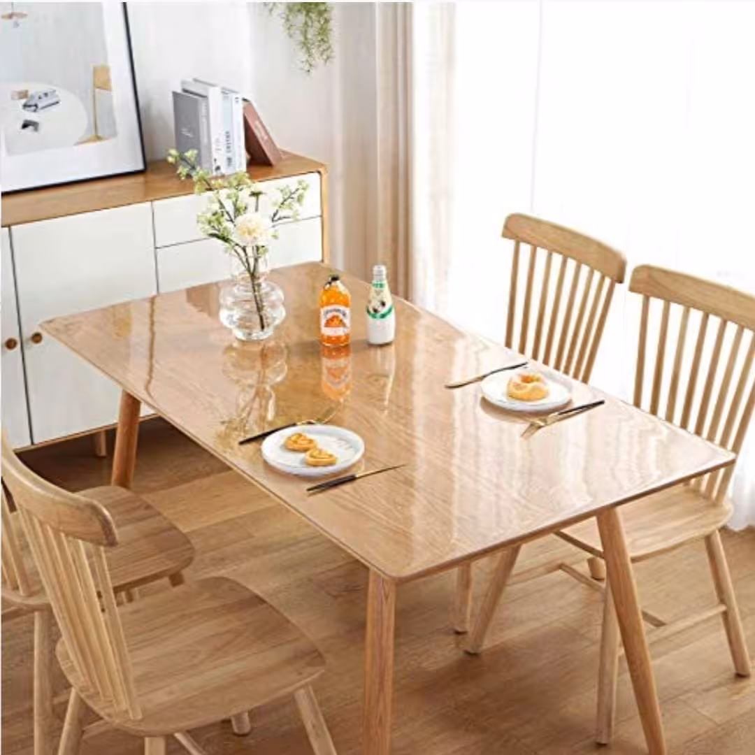 طلق رومیزی شفاف 2 میل سایز(80در130)