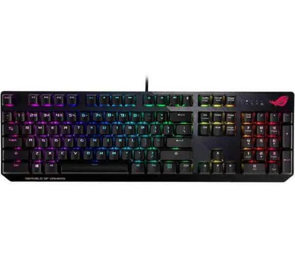 کیبورد مخصوص بازی ایسوس مدل ROG Strix Scope Deluxe