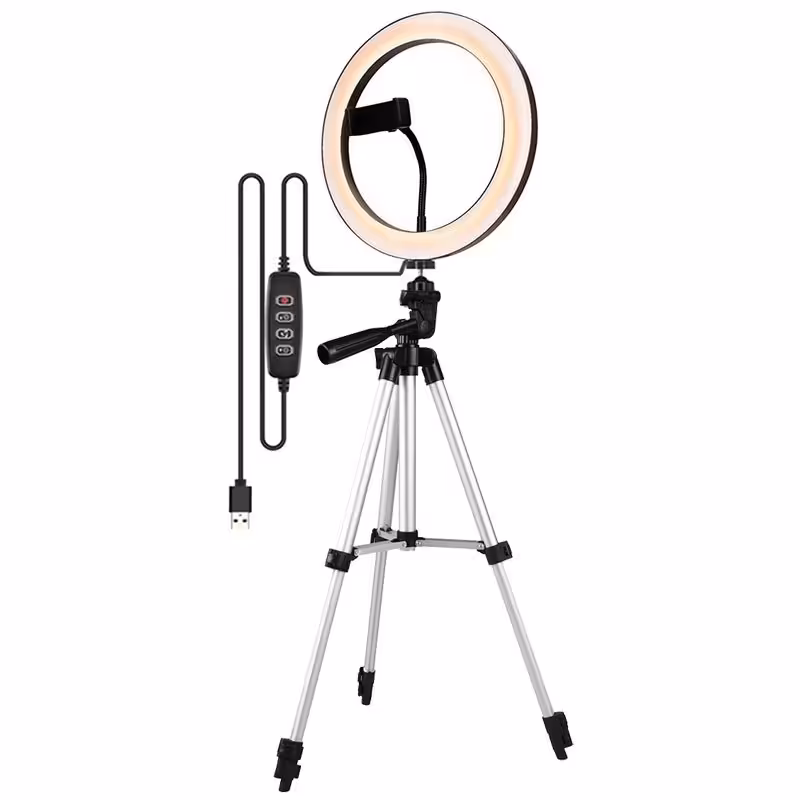 رینگ لایت مدل LZ-33 به همراه سه پایه 170 سانتی متری