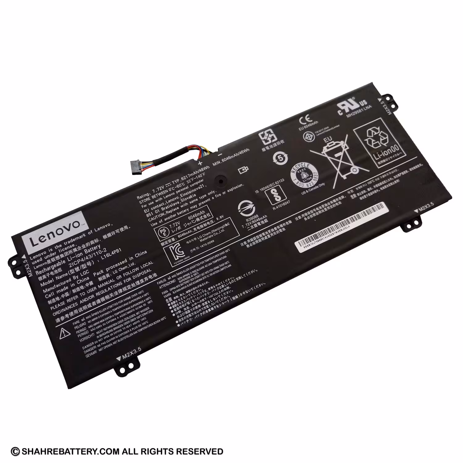 باتری اورجینال لپ تاپ لنوو Lenovo Yoga 720 730 L16L4PB1
