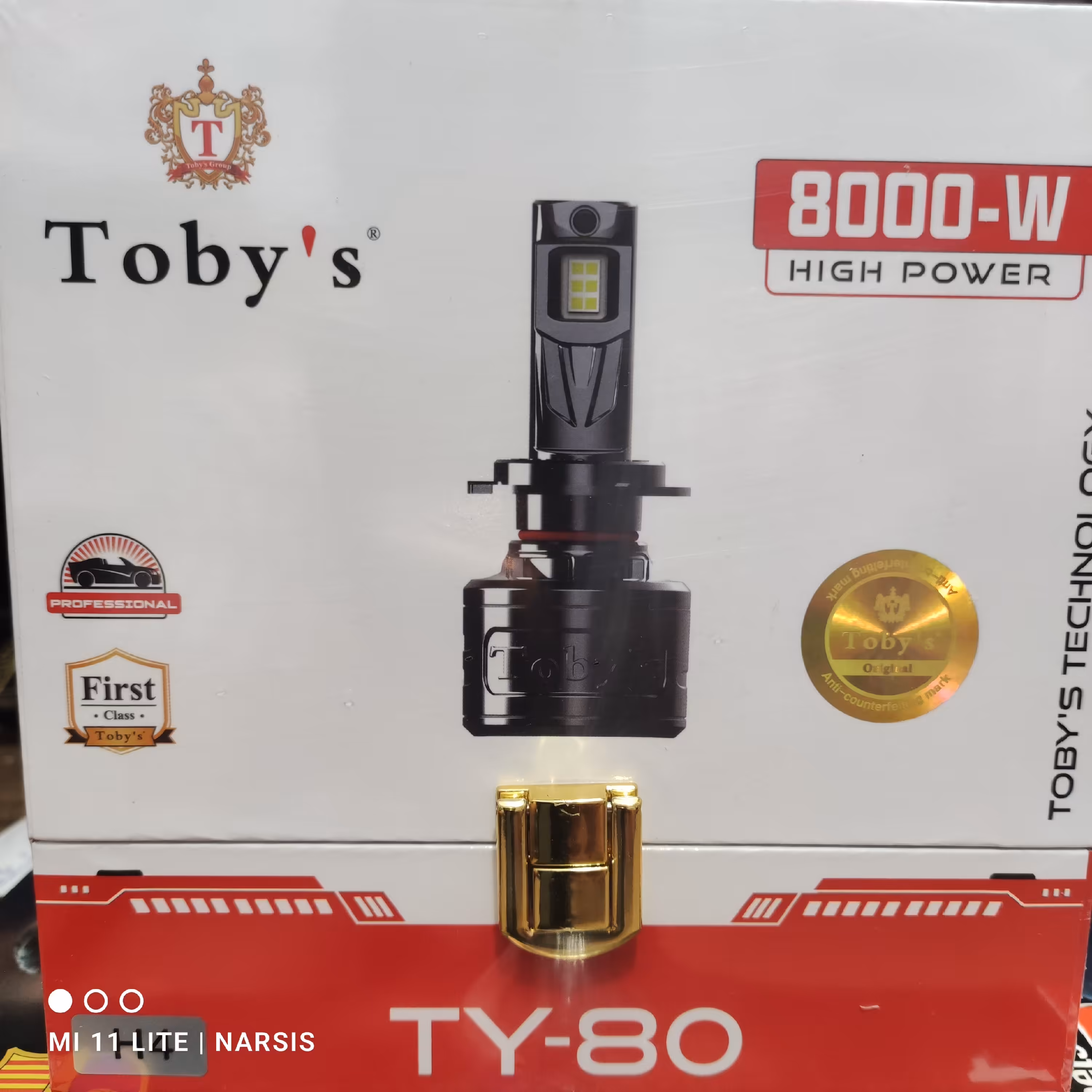 هدلایت توبیز مدل TY80 پایه H4