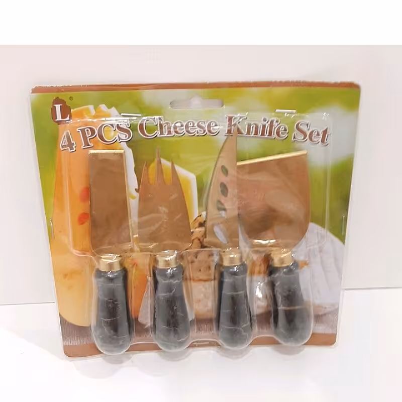 کاردصبحانه خوری دسته ماربل 4عددی