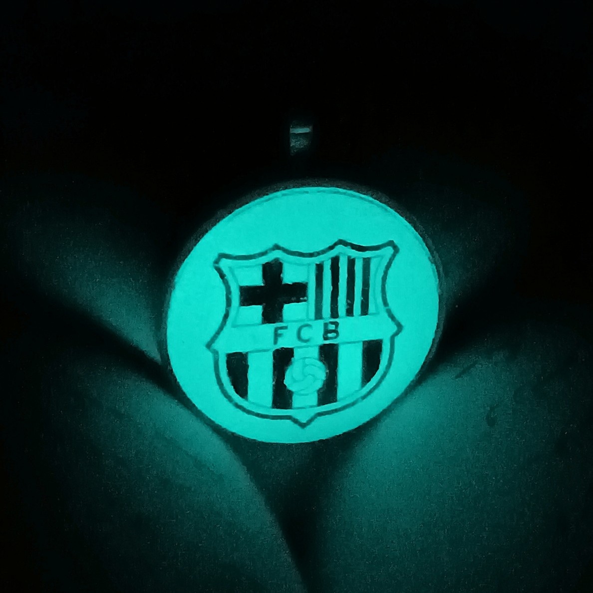 گردنبند شبتاب بارسلونا استیل رنگ ثابت 