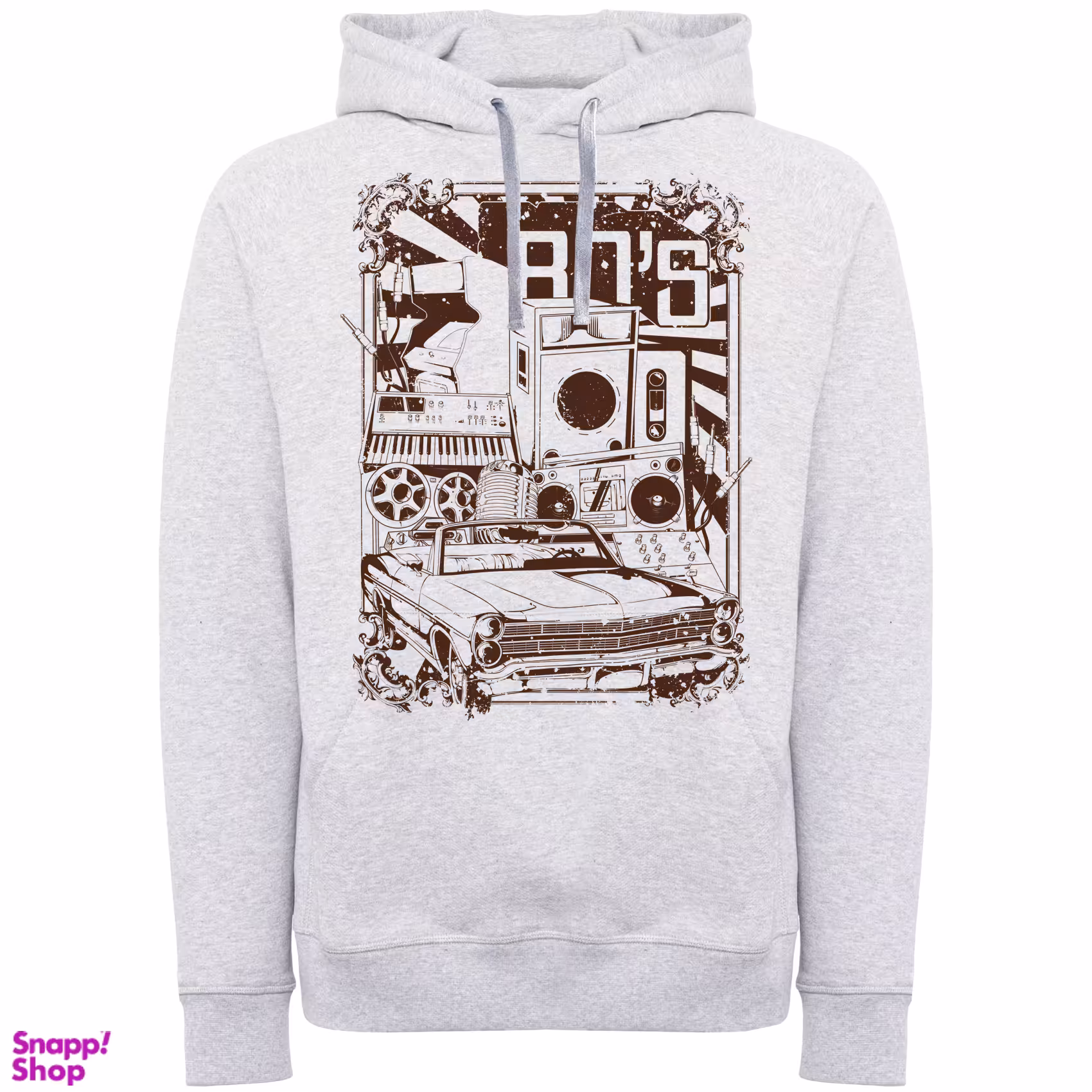 هودی مردانه طرح ماشین کد W72