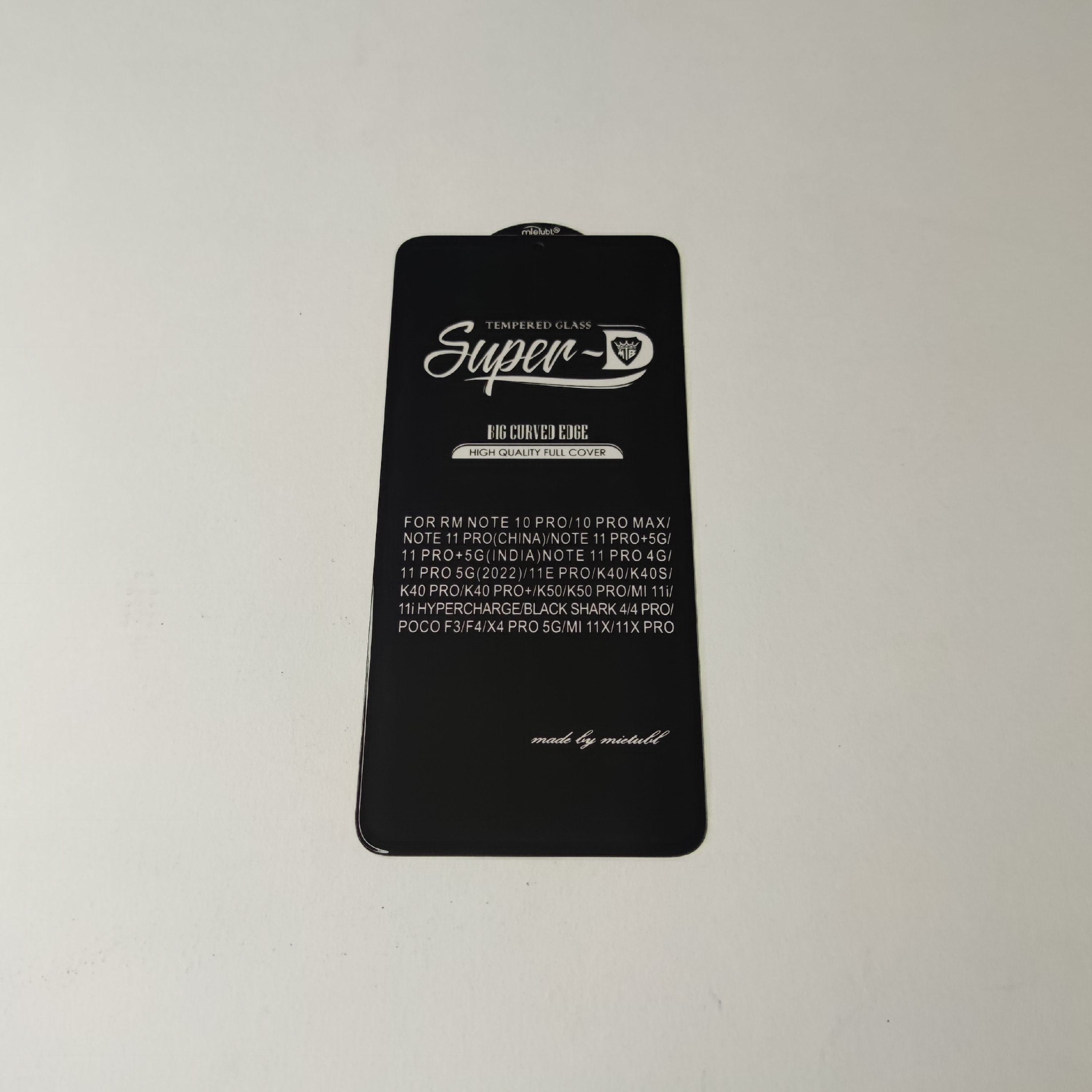 محافظ صفحه نمایش شیشه ای شفاف مدل Super D برند میتوبل مناسب برای گوشی موبایل
 شیائومی Poco F4