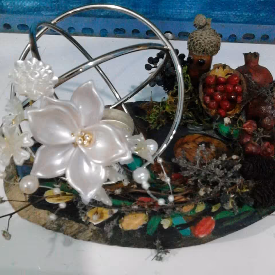 جا شمعی کار شده روی چوب