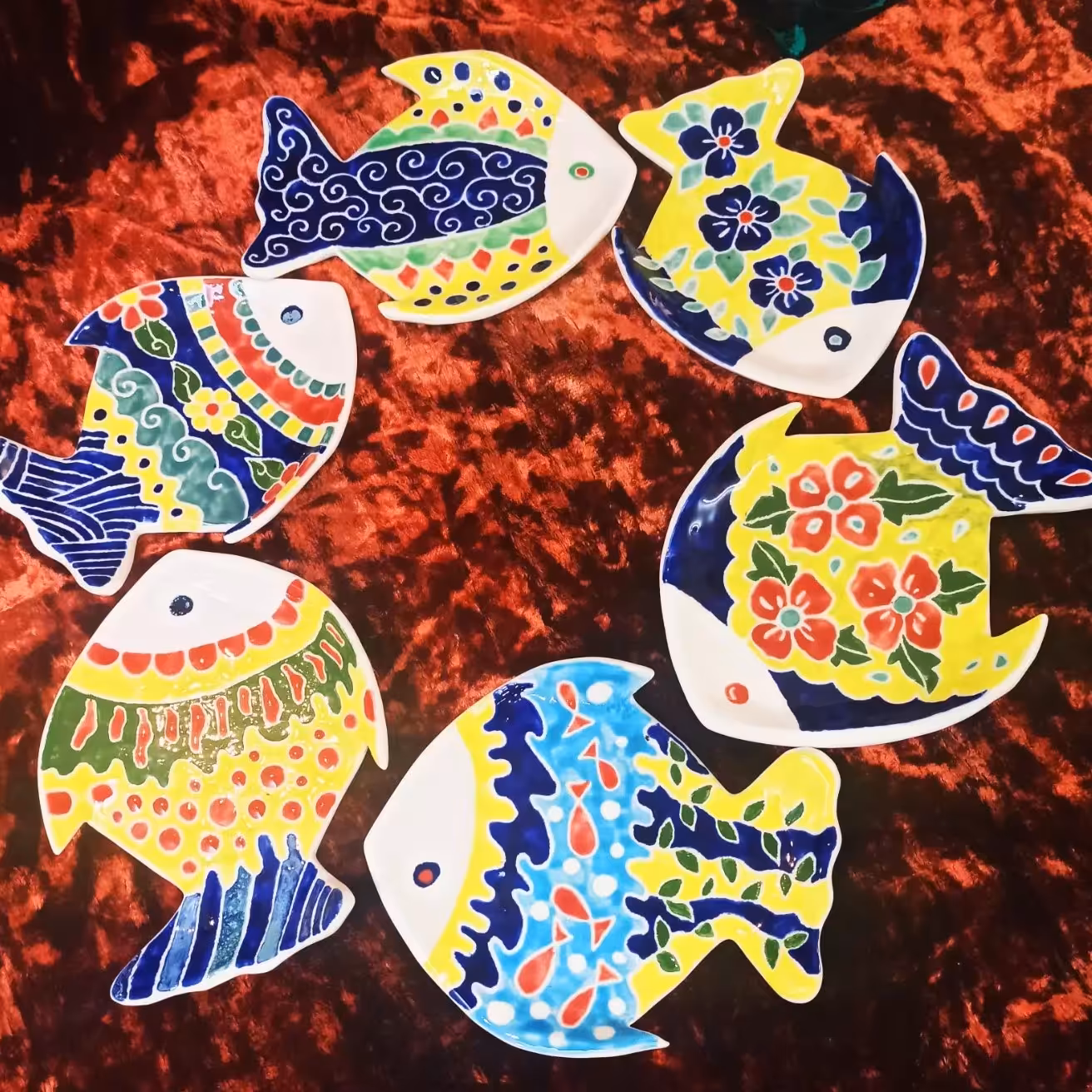 پیش دستی های سرامیکی هفت سین 