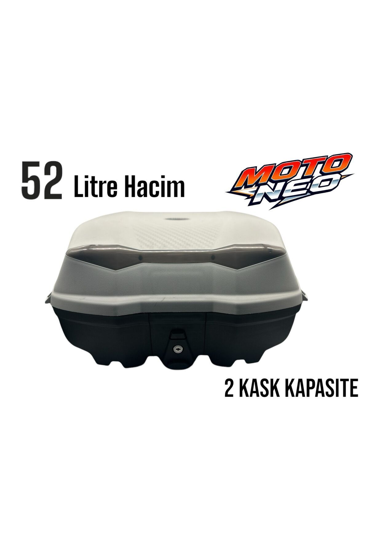 کوله پشتی موتورسواری خاکستری کیسه موتور سیکلت MOTONEO 52LT BACKAGE MOTO NEO