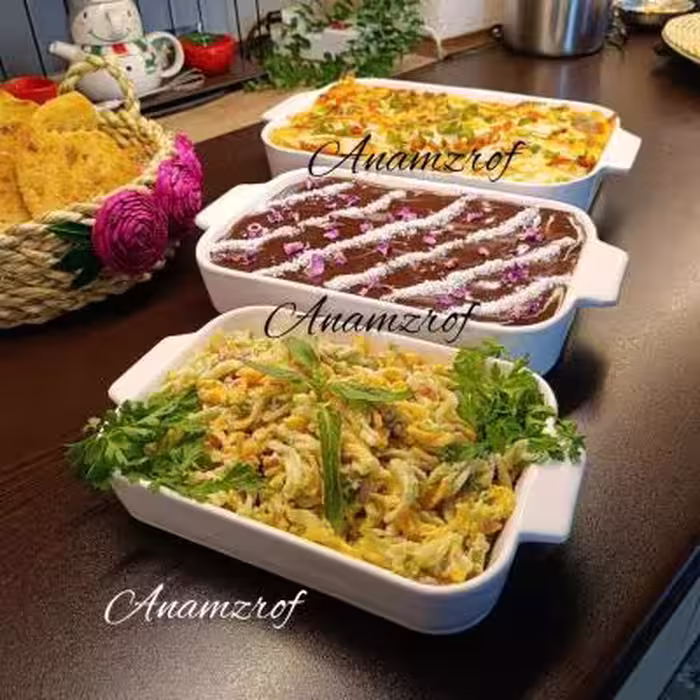 تابه سه سایزی مستطیل