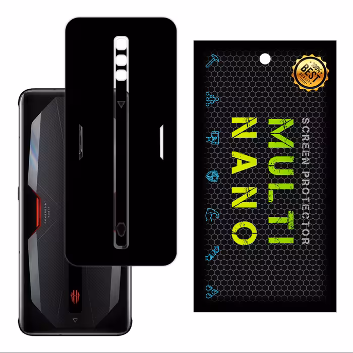 برچسب پوششی MultiNano مدل X-F1M-Black   موبایل زد تی ایی Nubia Red Magic 6 