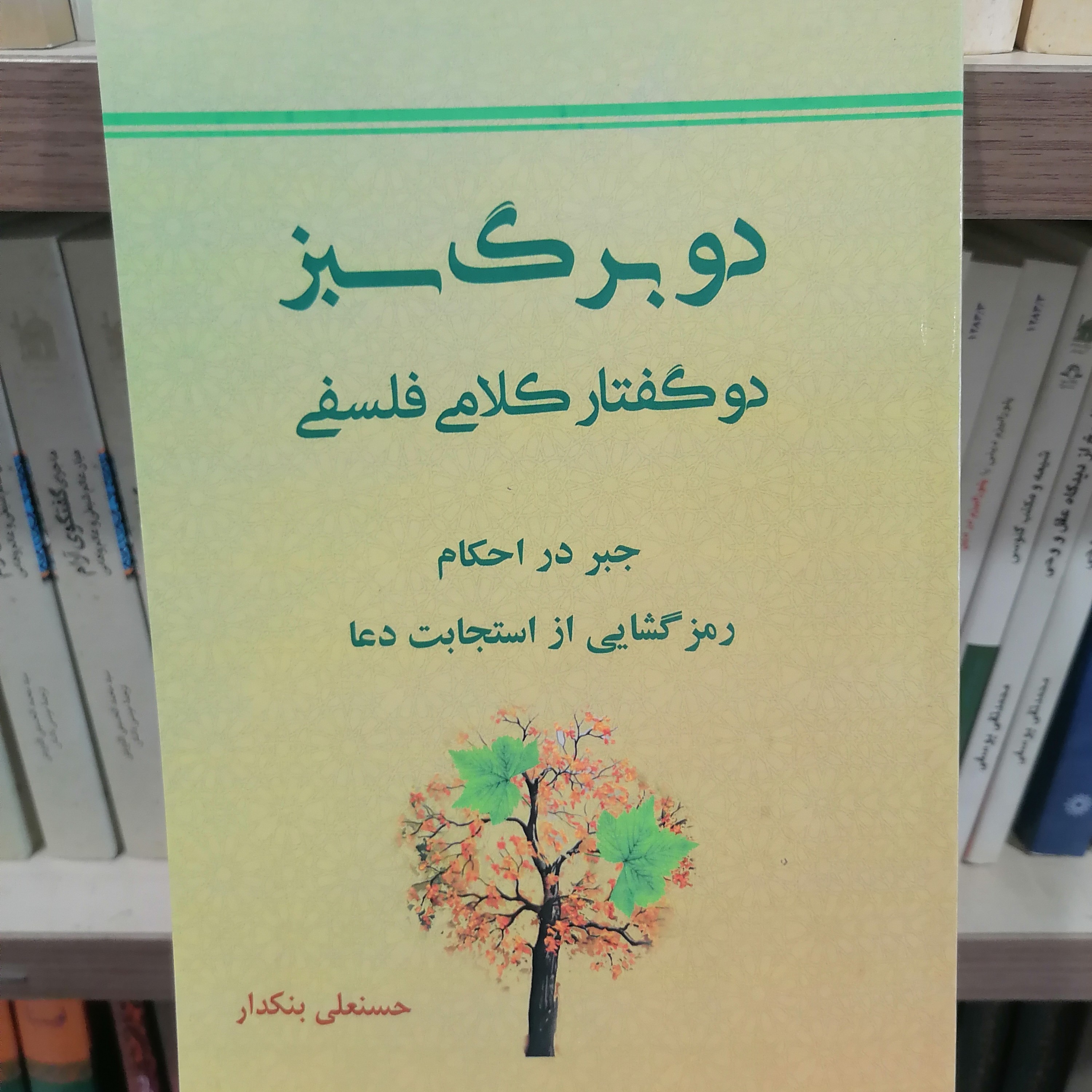 کتاب دو برگ سبز دوگفتار کلامی فلسفی جبر در احکام رمز گشایی از استجابت دعا