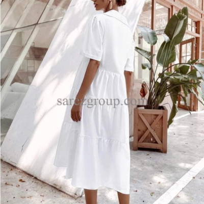 پیراهن کتان زنانه SHEIN-2-M