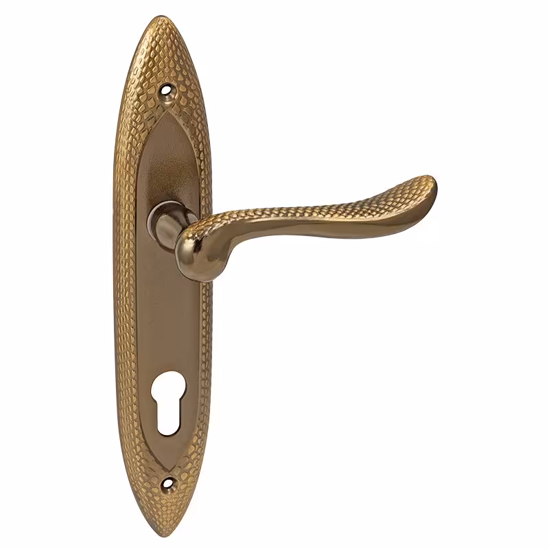 دستگیره درب چوبی الومینیم 1915  کلیدی و سویچی