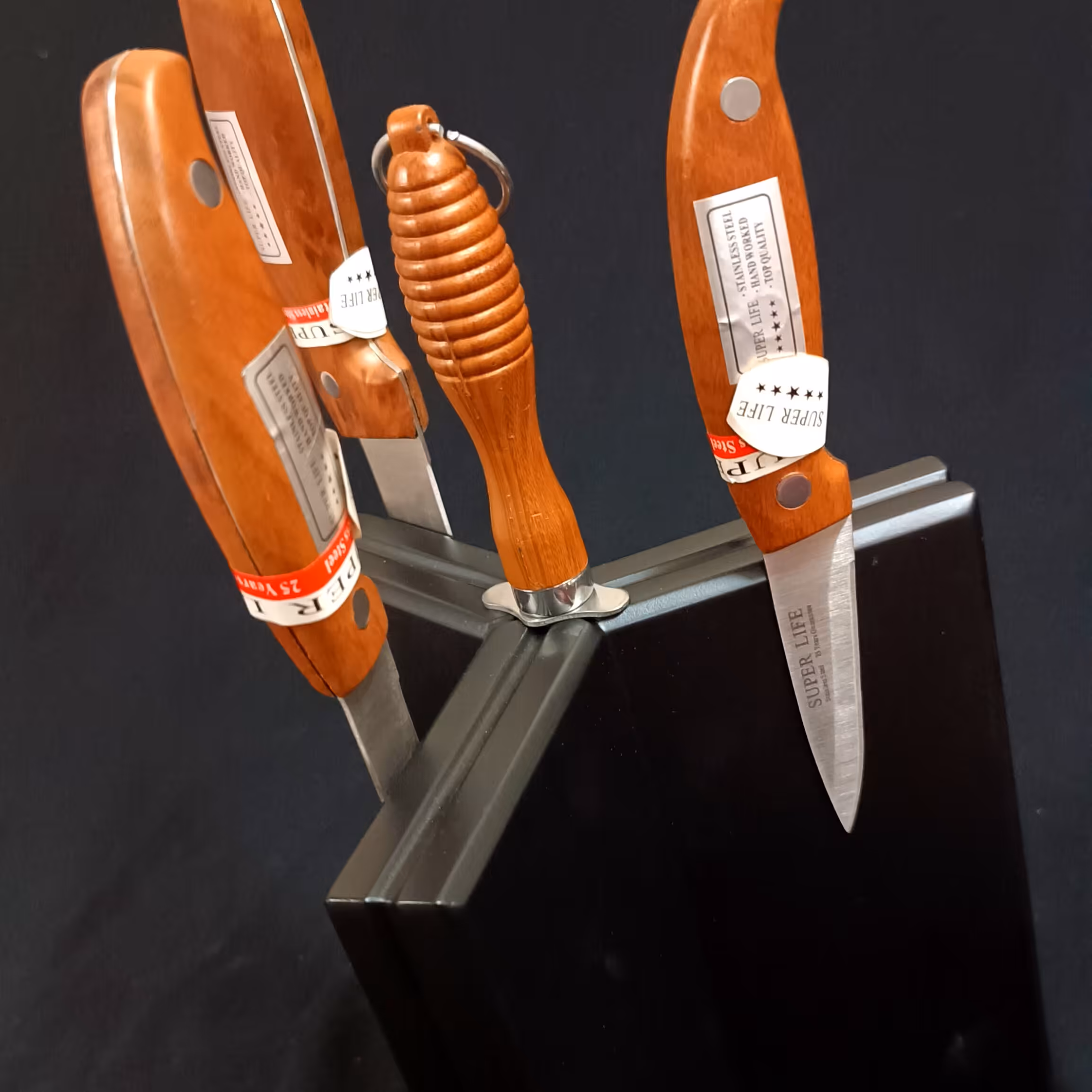 استند 6 طرفه کارد اشپزخانه مگنتی 