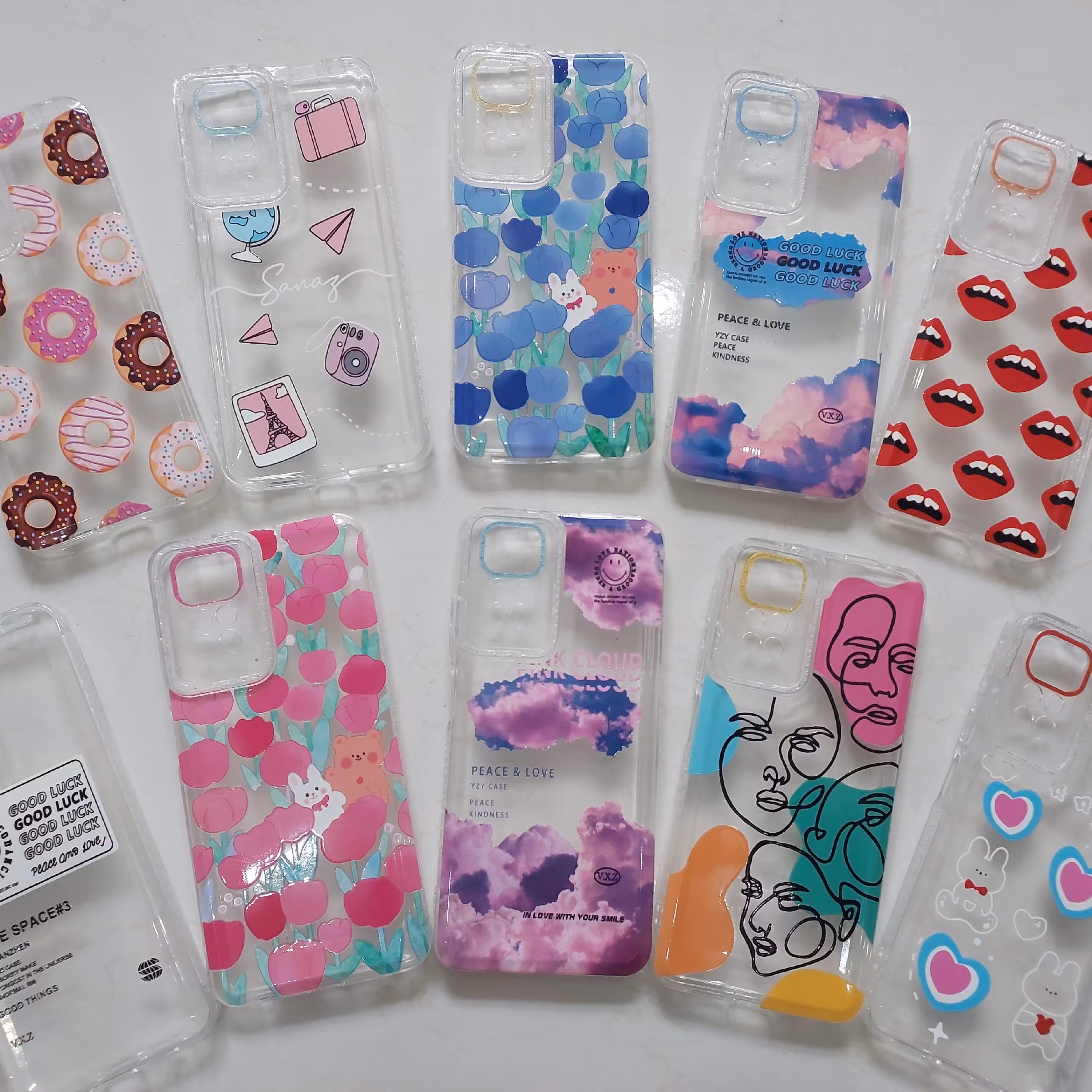 گارد الماسی شفاف طرحدار