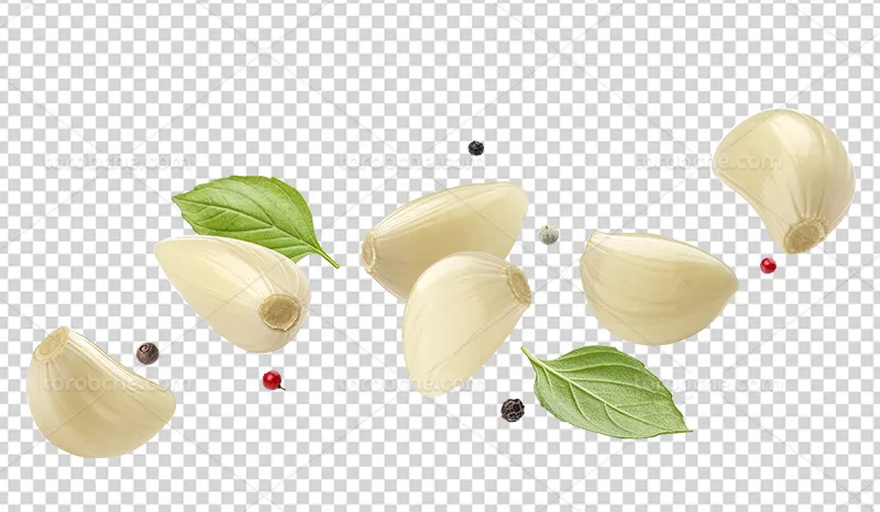 عکس PNG سیر و برگ | گرافیک با طعم تربچه