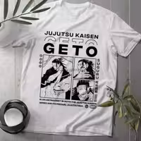 تیشرت سفید اسپان طرح انیمه ای