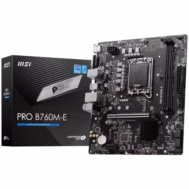 مادربرد ام اس آی مدل PRO B760M-E DDR5