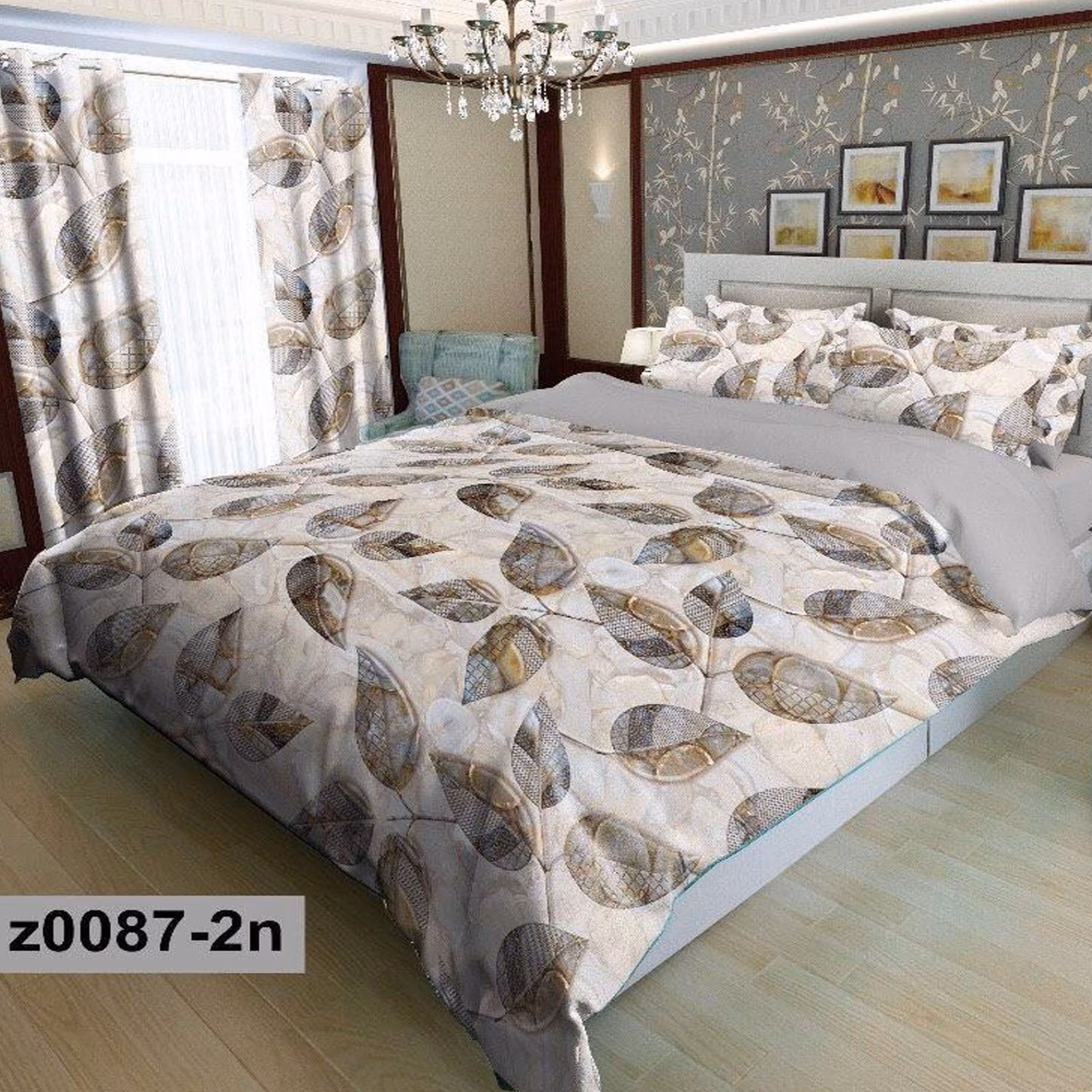 سرویس روتختی 2 نفره تنسل چاپی برندترک لند(Turk Land) z 87