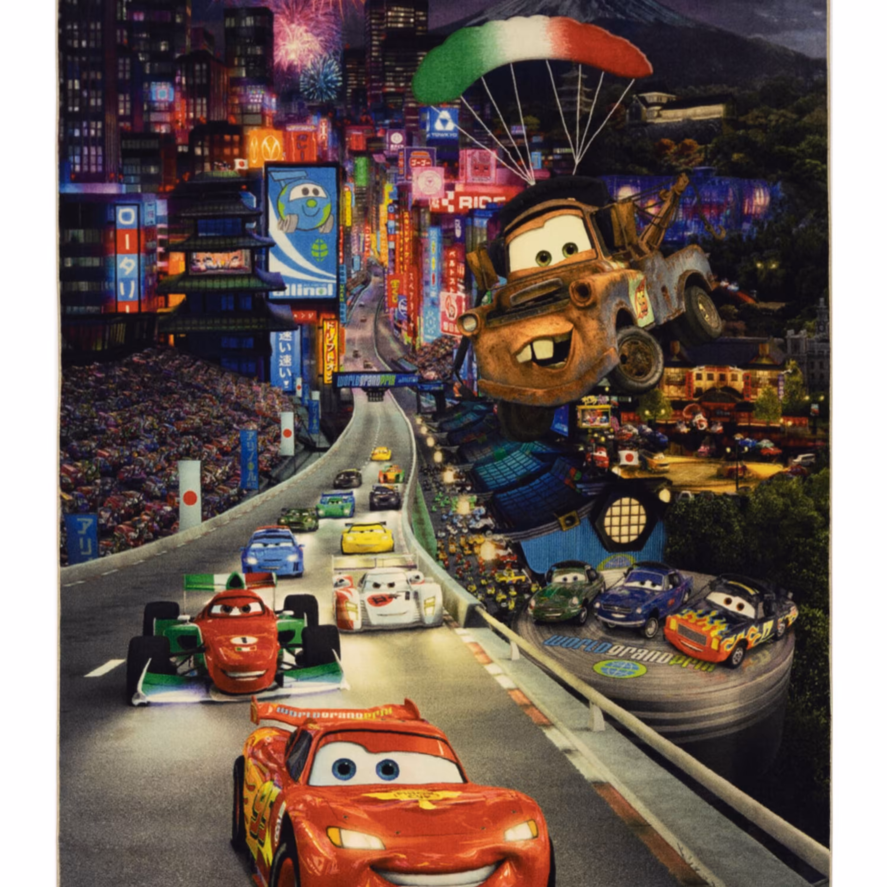 فرش ماشینی کودک طرح کارتونی کد 100267