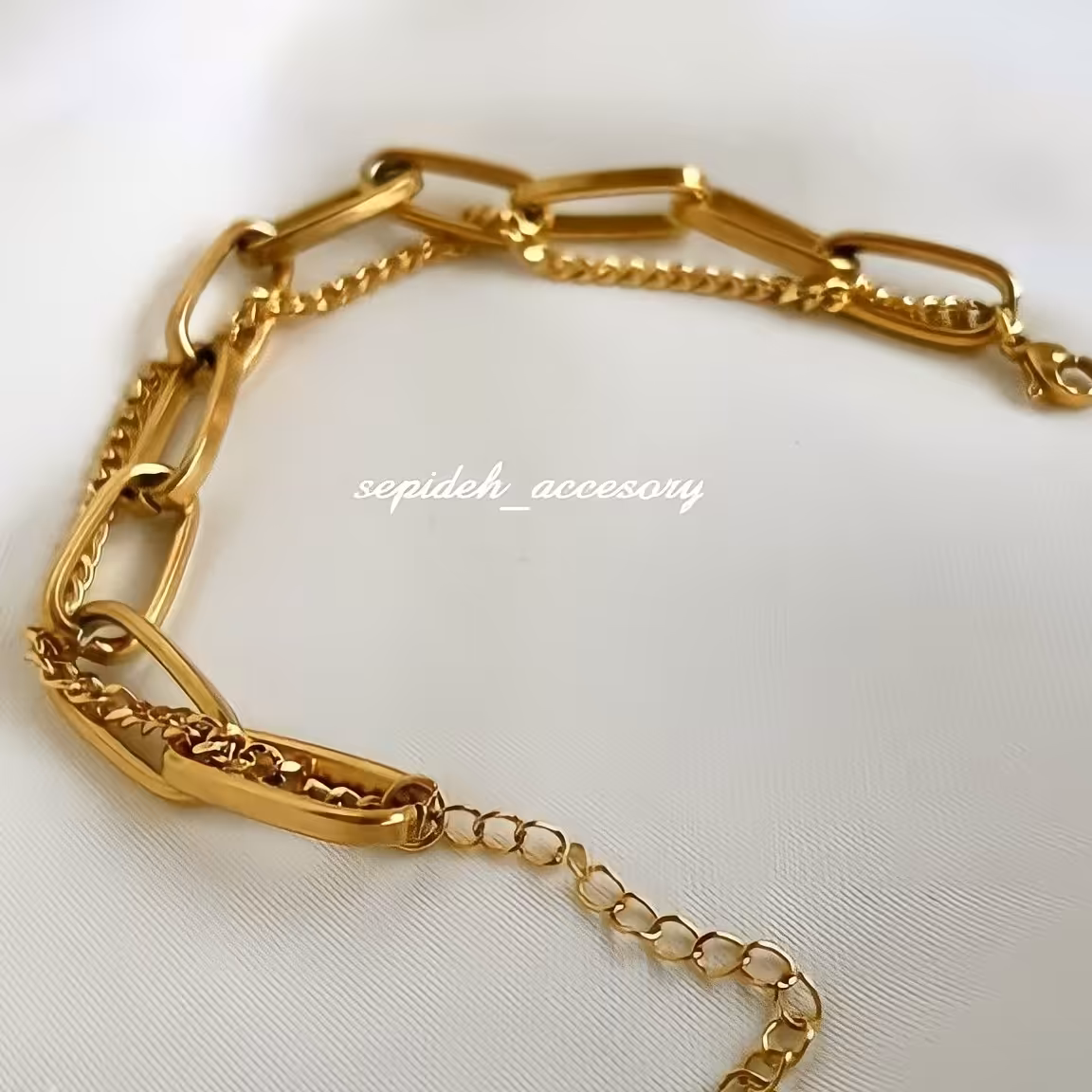 دستبند دولاین مستطیلی