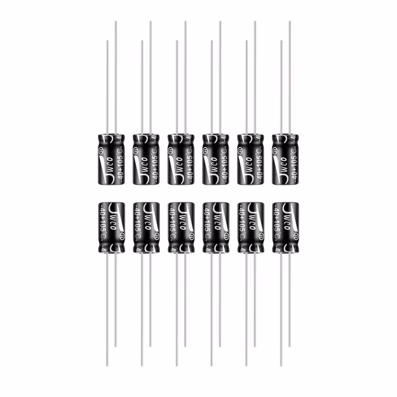  خازن الکترولیت 4.7 میکروفاراد 50V جی دبلیو کو کد SC02 بسته 12 عددی