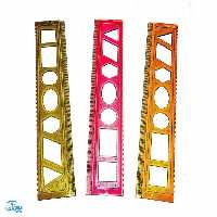 خط کش اشکال هندسی ژله‌ای | 20 سانتی متر

