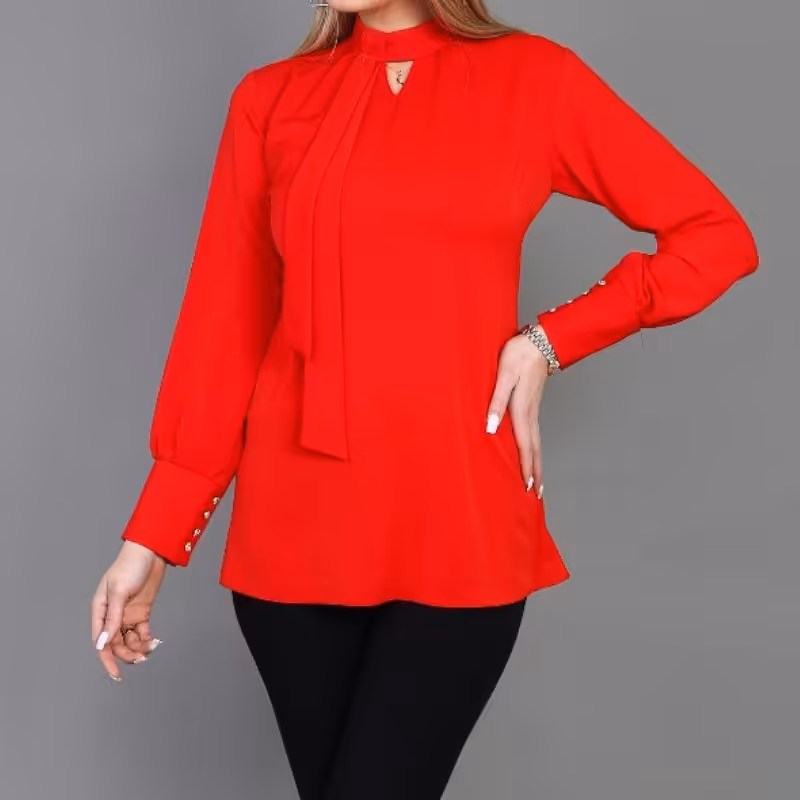 شومیز مجلسی زنانه کد 2152 الیزه درجه یک با ارسال رایگان