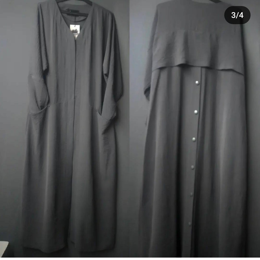 مانتو پشت شنلی پرچی