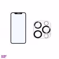 محافظ لنز دوربین موبایل کد 22 به همراه محافظ صفحه نمایش مناسب Iphone 13 Pro