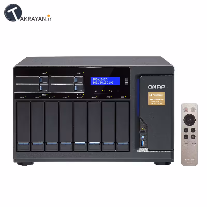 قیمت خرید NAS / ذخیره ساز تحت شبکه کیونپ QNAP TVS-1282T | Ram 16GB