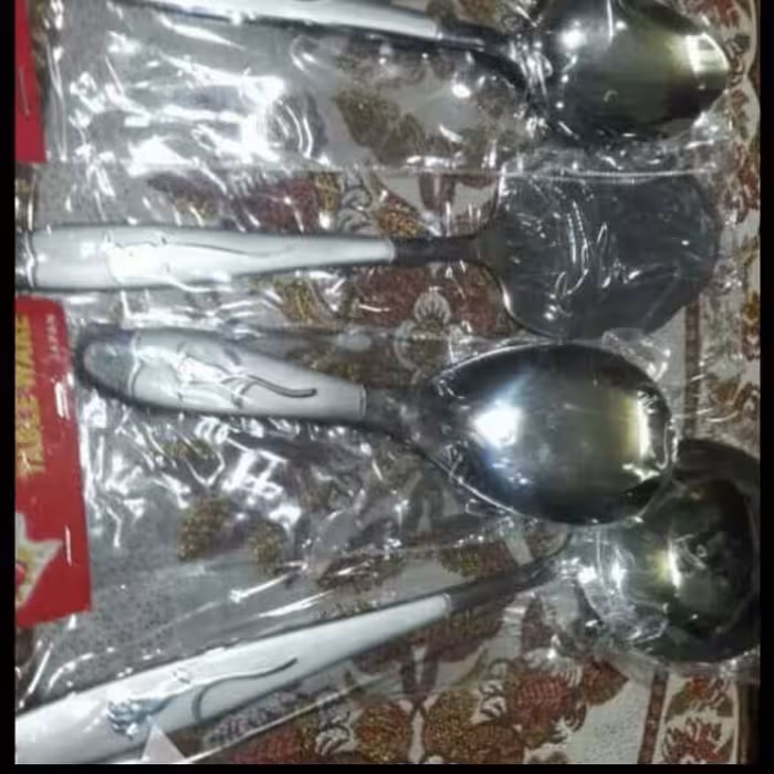 کفگیروملاغه وقاشق آجیل وقاشق روغن میخک (4 عدد)