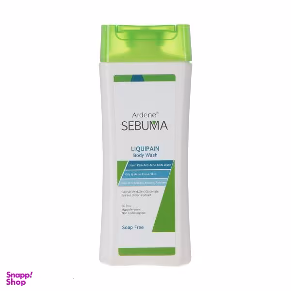 شامپو بدن آردن (Ardene) سری Sebuma مدل Liquipain حجم 200 میلی‌ لیتر
