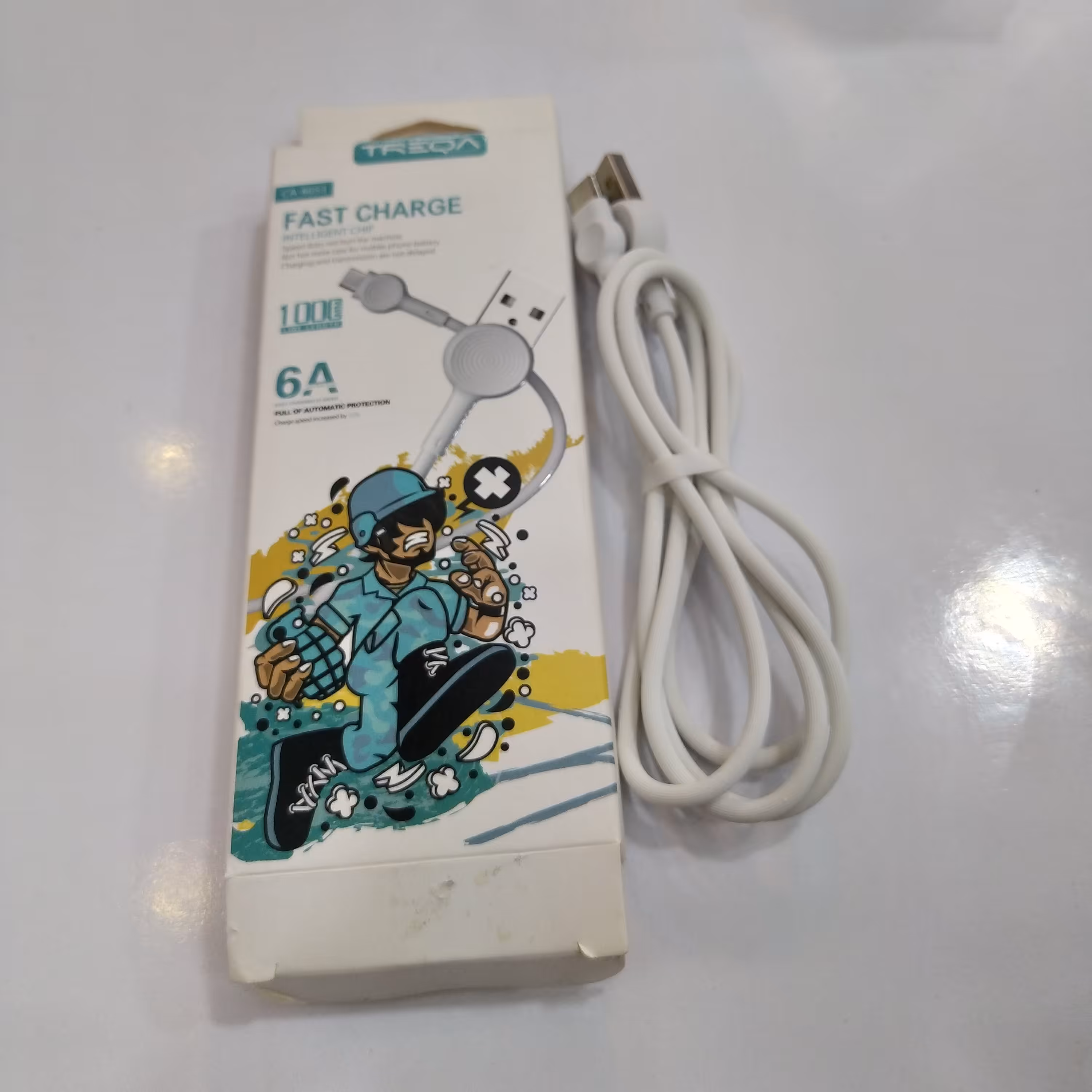 کابل تبدیل USB به USB-C ترکا مدل CA-8652 طول 1 متر