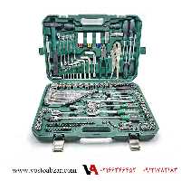 مجموعه جعبه ابزار و بکس 146 عددی باس مدل Bs-146(سبز)