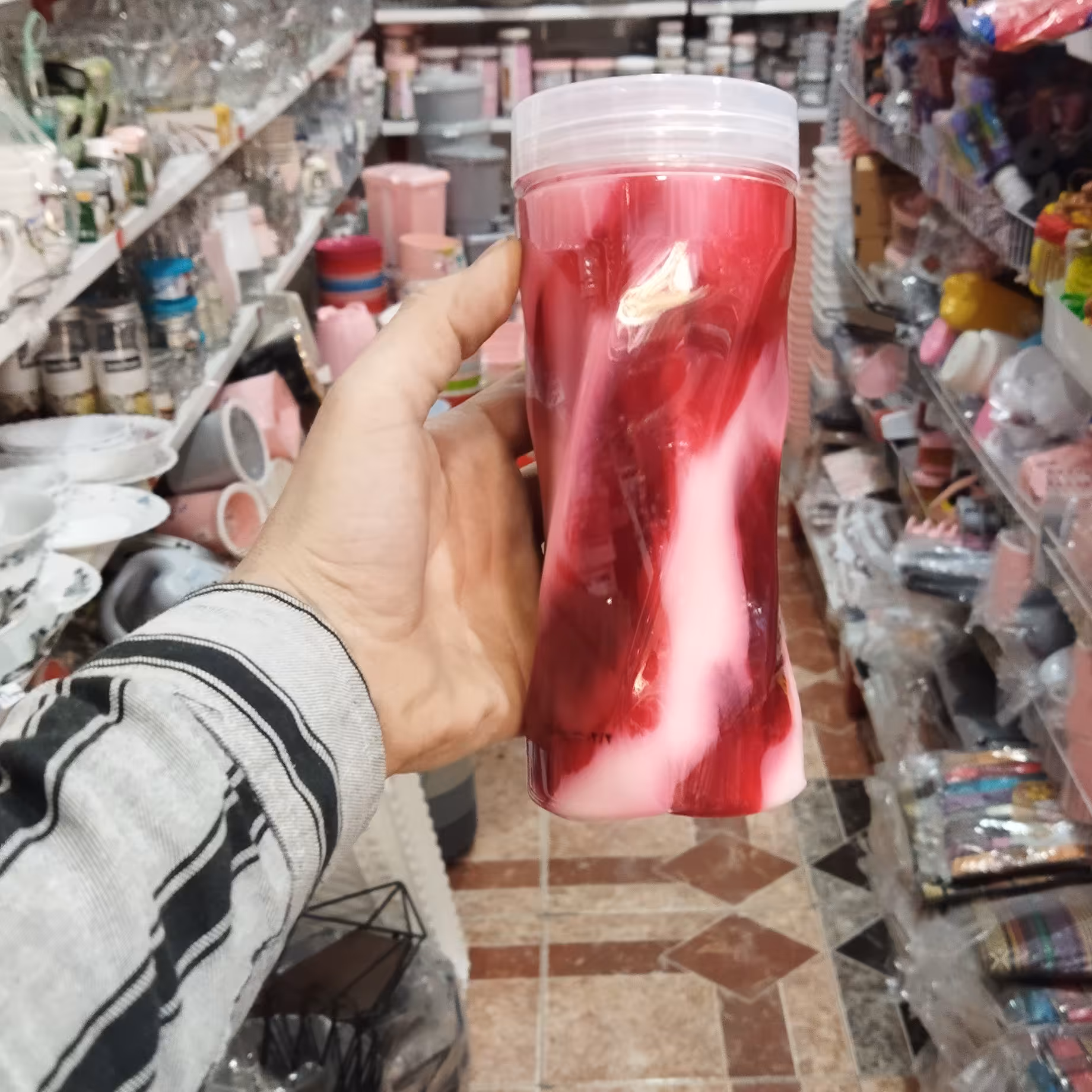 اسلایم استوانه ی دررنگبندی مختلف