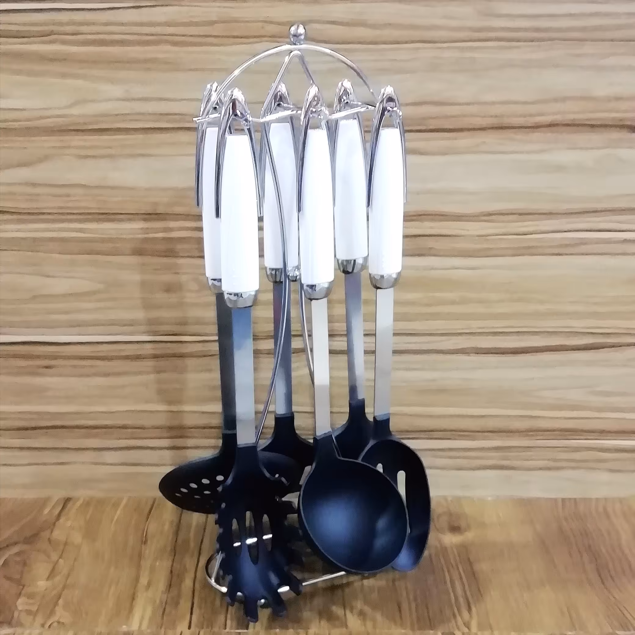 سرویس شش عددی کفگیر و ملاقه نسوز با کیفیت عالی برند هوم لوکس