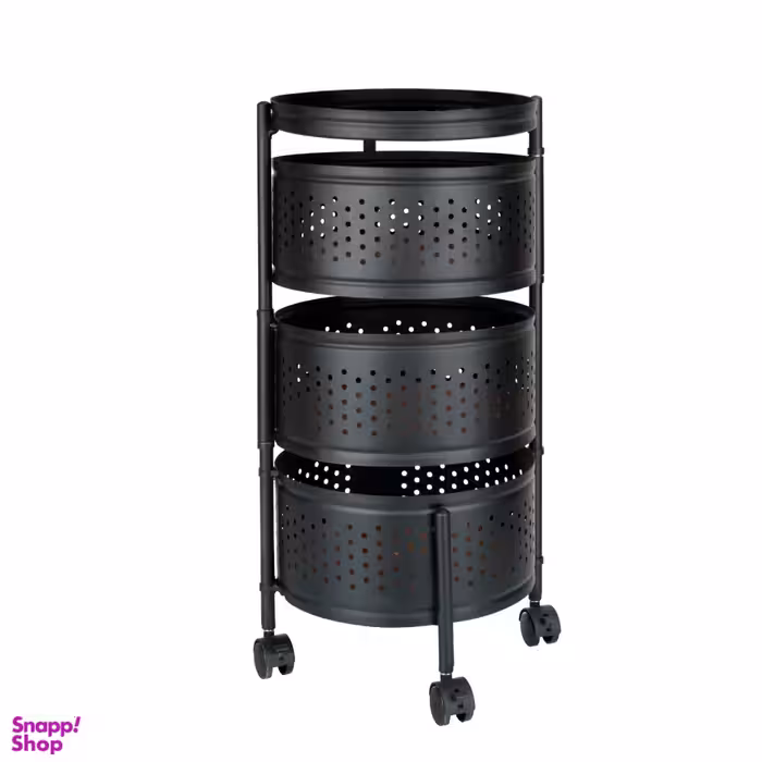 سبد سیب زمینی و پیاز ساین مدل گرد سه طبقه کد 443