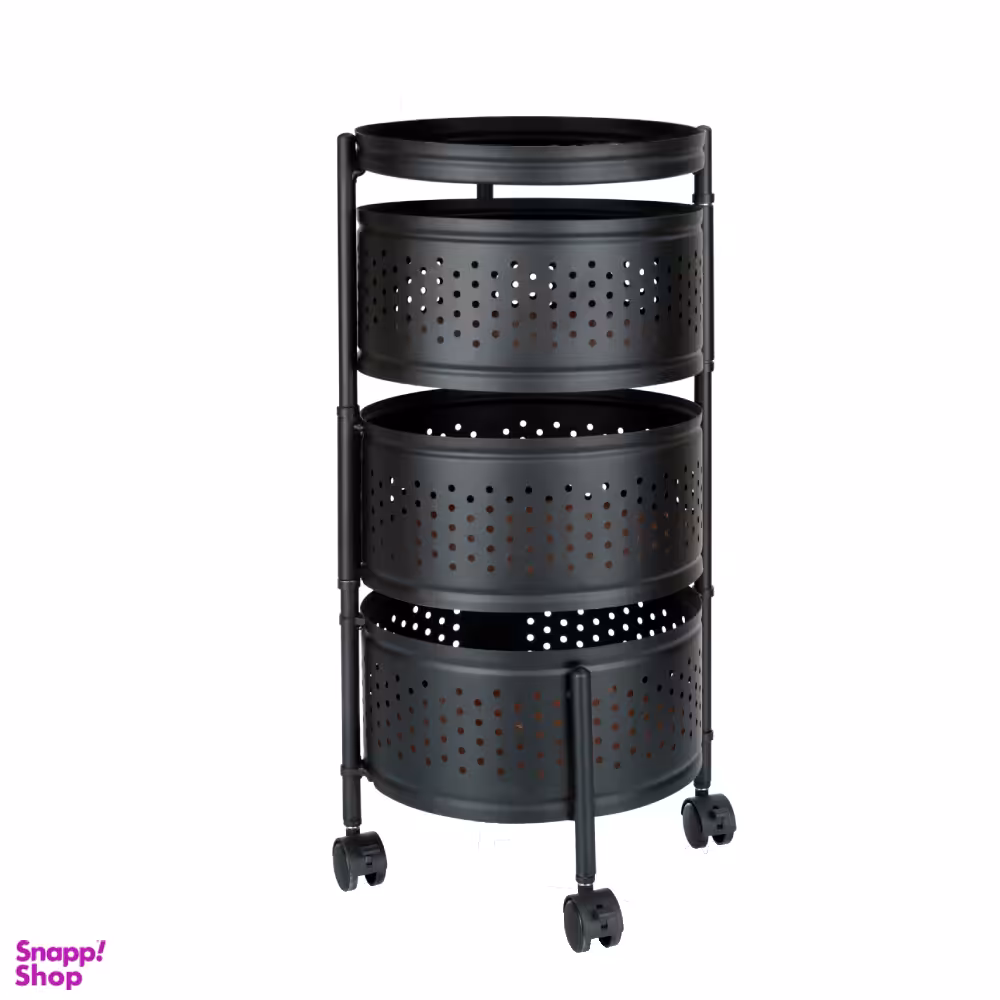 سبد سیب زمینی و پیاز ساین مدل گرد سه طبقه کد 443