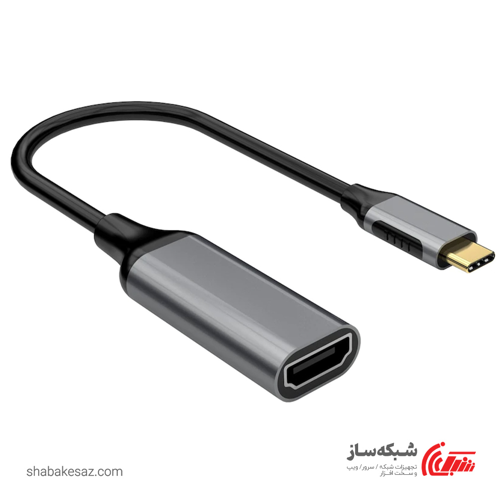 قیمت و خرید مبدل Type C به HDMI و USB فرانت Faranet FN-UC2HU300 - شبکه ساز
