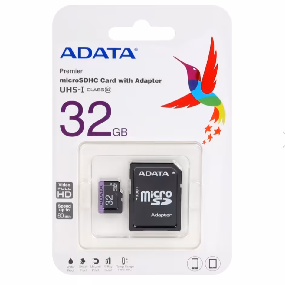 رم 32 گیگ ای دیتا مدل Premier کلاس 10 ساخت کره و  تایوان و فیلیپین  (up to 80mb)